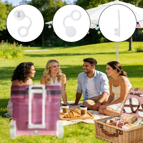 2pcs Cooler Drain Plug Caps, Leak Proof Plastic Replacement Parts for Igloo 25-70 QT Ice Chest Coolers Triple-Snap Drain Plug Cover in Kuwait