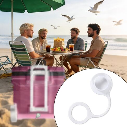 2pcs Cooler Drain Plug Caps, Leak Proof Plastic Replacement Parts for Igloo 25-70 QT Ice Chest Coolers Triple-Snap Drain Plug Cover in Kuwait