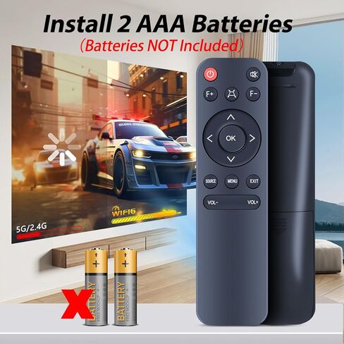 بديل جهاز التحكم عن بعد لجهاز العرض الجديد مناسب لأجهزة العرض Jimveo E30، Goiaey GO1 in Kuwait