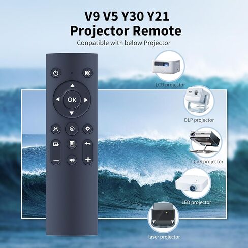 بديل جهاز التحكم عن بعد الجديد مناسب لجهاز عرض الأفلام YABER Y31 5G Mini DLP 1080P WiFi in Kuwait
