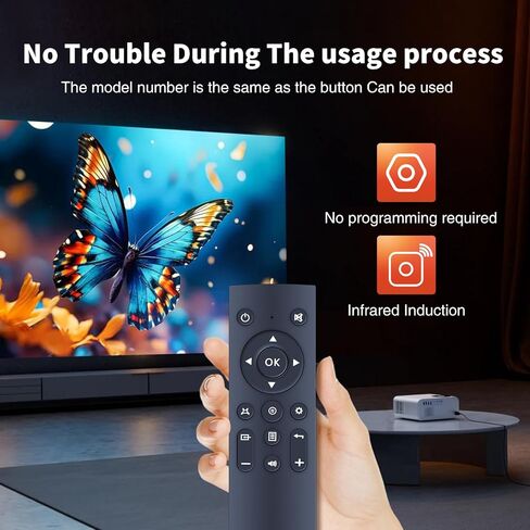 بديل جهاز التحكم عن بعد الجديد مناسب لجهاز عرض الأفلام YABER Y31 5G Mini DLP 1080P WiFi in Kuwait