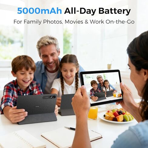 2025 C10 Pro Global Unlocked Tablet with SIM Card 10.1" - 2-in-1 Phone & Tablet with 5000mAh Battery, 4GB+64GB (1TB Expandable), Android 15, Free TPU Case in Saudi Arabia
