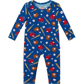 Baby Boy and Girl Romper Long Sleeve Jumpsuit One-Piece Footless Pajamas, Viscose Made from Bamboo in Kuwait