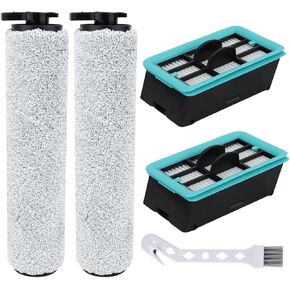 قطع غيار بديلة لـ Bissell for Crosswave وBissell for Crosswave Pet Pro 1785A 2306A 1785 مكنسة كهربائية، 2 حزمة فرشاة رول 1868 و2 حزمة مرشحات 1866 in Kuwait