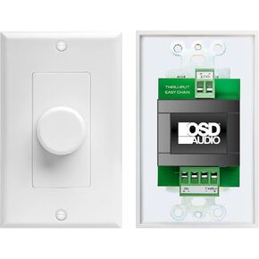 OSD Audio 70V Mono 50W in-Wall Volume Control Unique Thru-Put Easy Daisy Chain Install (White, Almond, Bone) MVC50 in Saudi Arabia