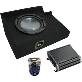 Harmony Audio HA-R104 متوافق مع شاحنة GMC Sierra Ext Cab Truck 1999-2006 Rhythm Series، 46CXA4001 Class D Mono Amp و1X10GMNEW صندوق فرعي مخصص مقاس 10 بوصات in Kuwait