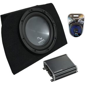 Harmony Audio HA-R104 متوافق مع Mazda Miata MX-5 1990-2005 إيقاع سلسلة 10 بوصة، 46CXA4001 Class D Mono 800W Peak Amp وصندوق فرعي مغلق in Kuwait