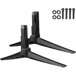 Set of 2 Sturdy TV Stand Legs – Anti-Wobble Design for Vizio 50" Class TVs – Compatible with D50X-G9/V505-G9/V505-H9/M506X-H9, Easy VESA Tabletop Mount, Includes All Screws (Black) in Kuwait
