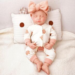 Realistic Reborn Baby Doll - 17 Inch Full Silicone Doll & Lifelike - Cherished Companion and Excellent Gift for Kids - Christmas & New Year Present in Saudi Arabia