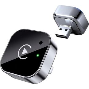 2026 محول CarPlay & Android Auto 2 في 1 - تحويل سلكي إلى لاسلكي، اتصال تلقائي سريع، واي فاي بدون تأخير 5.8 جيجا هرتز، توصيل وتشغيل USB/USB-C Mini Dongle لنظام iOS 10+ وAndroid 11+ in Kuwait