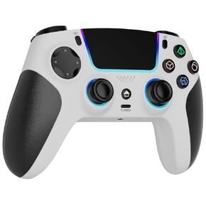 LED Wireless Controller for PS-5 with RGB Lighting/3.5mm Audio Jack/Earphone Audio and Microphone/Hall Effect Joysticks/ Programmable/Dual Vibration/ Turbo & Macro Functions,1000mAh Battery,6-Axis Motion Contro Gamepad ,Bluetooth Controller compatible wit in Saudi Arabia
