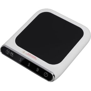 سخان كوب القهوة من BRRNOO مزود بمنفذ USB لتدفئة الأكواب الذكية مع 3 إعدادات لدرجة الحرارة وإيقاف التشغيل التلقائي للتدفئة للمكتب والمنزل والسفر من زجاج ABS in Kuwait