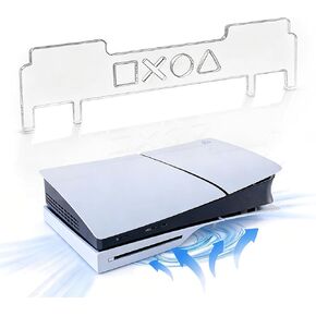 محطة أفقية رفيعة PS5، حامل أكريليك شفاف لوحدة تحكم PlayStation 5 Slim، قاعدة دعم مستقرة مضادة للانزلاق لجهاز PS5، حامل تبريد لوحدة التحكم في الألعاب in Saudi Arabia