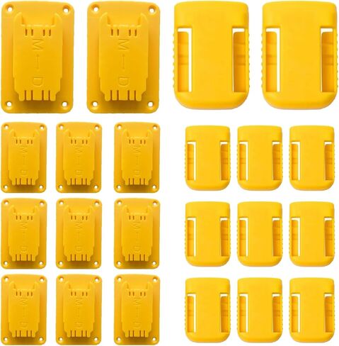 11pcs Tool Holders and 11pcs Battery Holder for Dewalt 20V Battery Drill Tool with Screws in Saudi Arabia