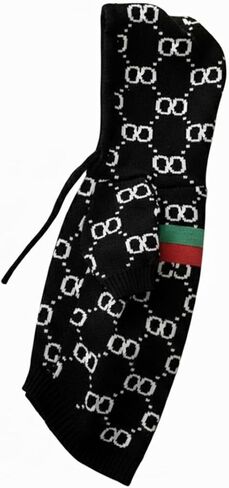Designer Dog Sweater | Grrruci Dog Hoodie Sweater Brown SM in Saudi Arabia