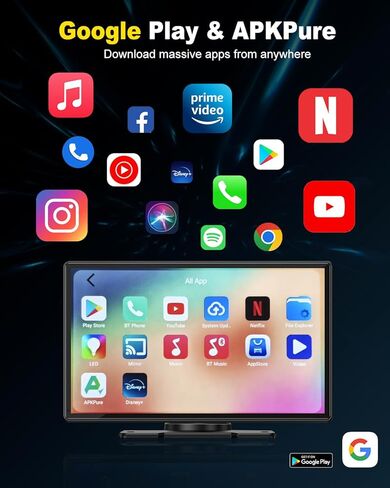 إصدار ترقية Magic Box 2026 (مروحة تبريد مدمجة) محول CarPlay اللاسلكي ومحول Android Auto اللاسلكي، بث Netflix، YouTube، للسيارات المزودة بـ OEM Wired CarPlay/Android Auto in Kuwait