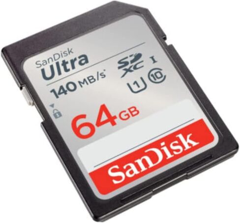 SanDisk 64GB Ultra Class 10 140 MB/s UHS-I SDXC Memory Card (5-Pack) Bundle with All-in-One High Speed Card Reader (6 Items) in Saudi Arabia