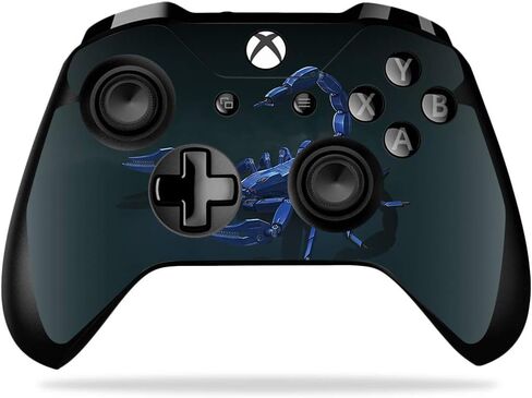 غلاف MightySkins متوافق مع وحدة تحكم Microsoft Xbox One X - Metal Scorpion | غطاء ملتف واقٍ ومتين وفريد ​​من نوعه من الفينيل | سهل التطبيق والإزالة وتغيير الأنماط | صنع في الولايات المتحدة الأمريكية in Kuwait