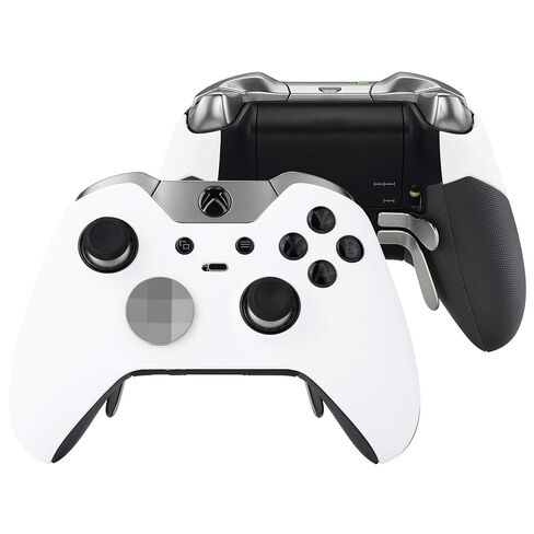 سياج جانبي بديل لغطاء الواجهة باللون الأبيض الشديد لجهاز تحكم Xbox One Elite (موديل 1698) - وحدة التحكم والغطاء الخلفي غير متضمنين in Saudi Arabia