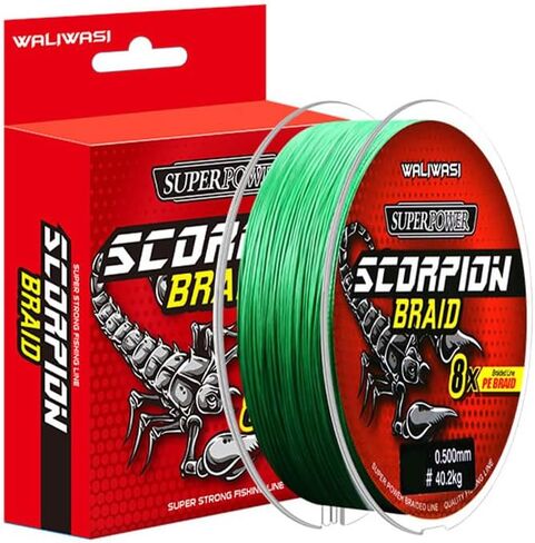High-Strength Braided Fishing Line – 100M Long with 20LB & 25LB Tensile Strength Options for All Your Fishing Needs in Saudi Arabia