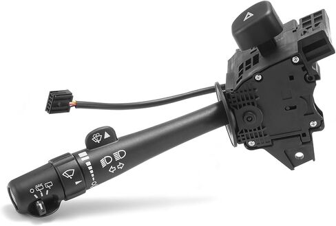 26100839 Turn Signal Switch for 1999-2000-2001-2002 Chevy Silverado Suburban Tahoe Avalanche GMC Sierra Yukon 1500 2500 3500-Cruise Control-Windshield Wiper-Combination Dimmer Blinker Level Switch in Saudi Arabia
