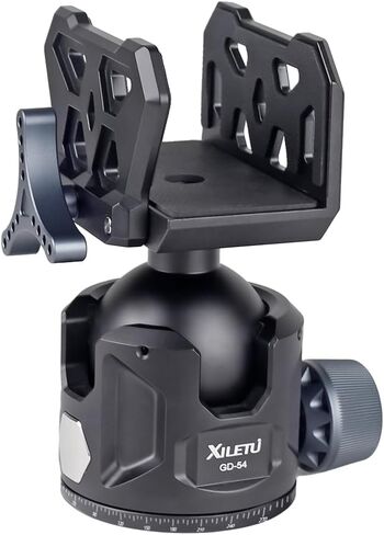 سرج إطلاق النار برأس كروي - مسند متين للمسدس لعصي وحوامل إطلاق النار، سعة تحميل من الألومنيوم باستخدام الحاسب الآلي تبلغ 77 رطلاً (35 كجم)، مثالي للتدريب على الهدف، والصيد، والرماية في الهواء الطلق (54 مم) in Kuwait