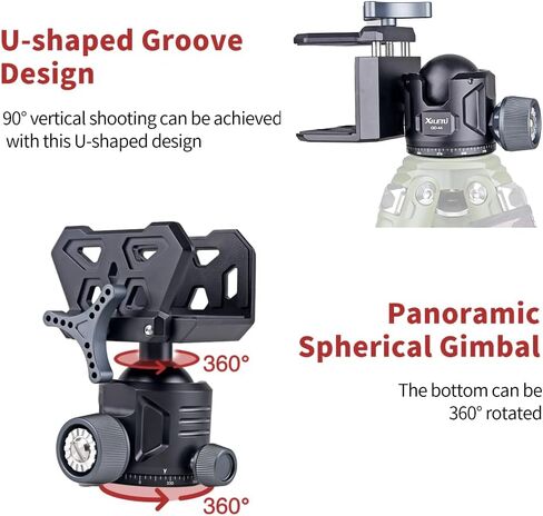 سرج إطلاق النار برأس كروي - مسند متين للمسدس لعصي وحوامل إطلاق النار، سعة تحميل من الألومنيوم باستخدام الحاسب الآلي تبلغ 77 رطلاً (35 كجم)، مثالي للتدريب على الهدف، والصيد، والرماية في الهواء الطلق (54 مم) in Kuwait