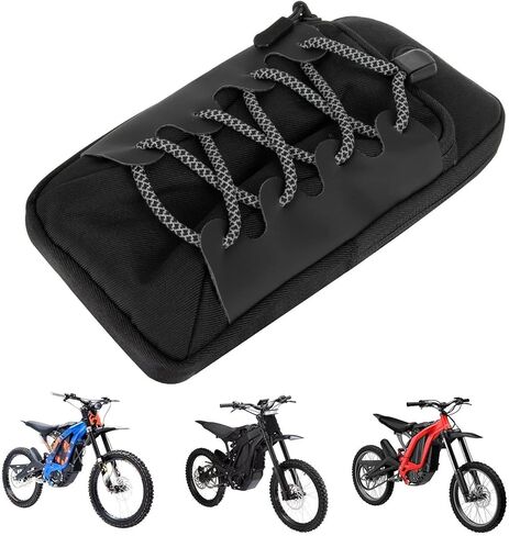 PSLER Dirt Bike Battery Cover Storage Bag, Pouch Bag Dirt Bike Frame Bag Fits for Sur Ron Light Bee X S Segway X160 X260 Eride Pro SS (Black) in Saudi Arabia