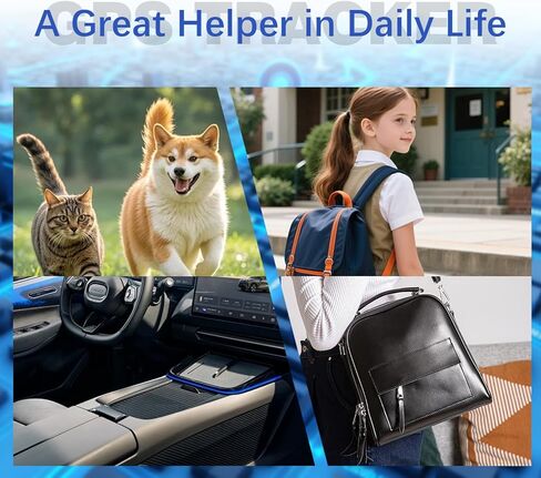 700-Day Battery GPS Tracker - No Monthly Fee, No SIM Card, Real-Time Tracking for Car, Pet, Kid. Mini Magnetic Waterproof Locator with Built-in Alarm & 2 Year Use. in Kuwait