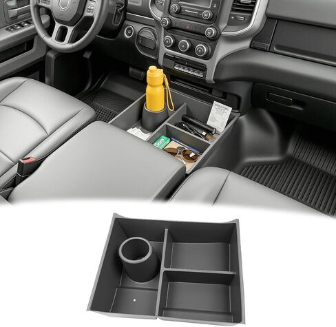 منظم تحت المقعد متوافق مع 2013-2025 Ram 1500 2500 3500-5500 مقعد كلاسيكي تحت صندوق المقعد مع حامل أكواب منظم وحدة تحكم مركزية لملحقات ذاكرة الوصول العشوائي (مقعد مقعد كلاسيكي RAM) in Kuwait