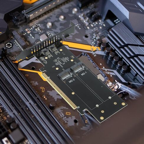 NOLITOY Nvme إلى محول بطاقة محول Pci-e SSD مع حماية الدائرة الزائدة لأجهزة الكمبيوتر المكتبية، موصلات مطلية بالذهب، أداء ثابت متعدد المحركات وكامل السرعة in Kuwait