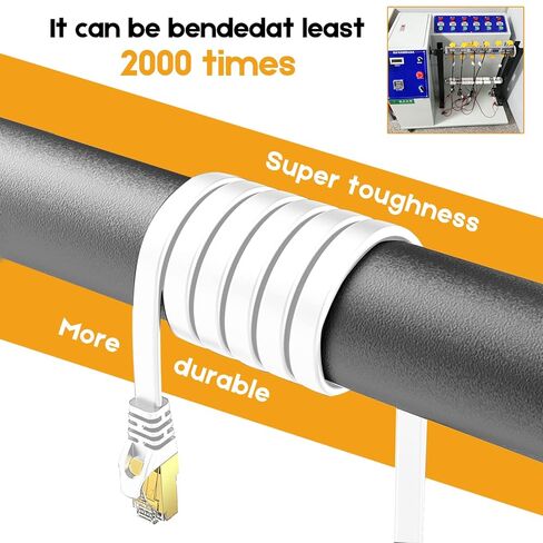 CAT7 LAN Cable 7m - High Speed 10Gbps Network Cable for PS5/4, Router, Modem, TV, Switch, Laptop in Saudi Arabia