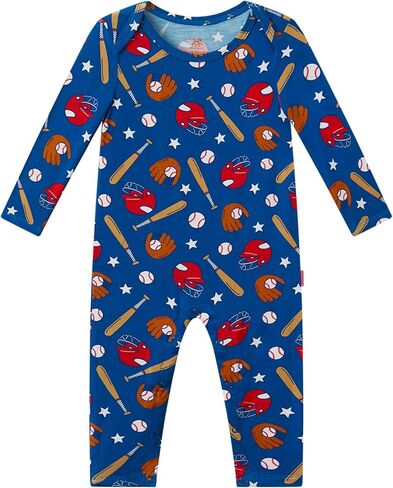 Baby Boy and Girl Romper Long Sleeve Jumpsuit One-Piece Footless Pajamas, Viscose Made from Bamboo in Saudi Arabia