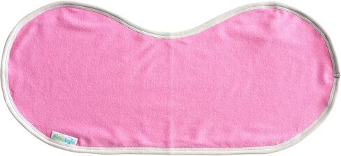 Kiddologic Baby Burp Cloth, Triple Protection, 2 Layers Soft Absorbent Terry, Waterproof Inner Lining, Large Size and Curved Design for Extra Coverage, Newborn/Infant Boy Burping Rag, Sky Blue in Kuwait