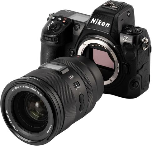 VILTROX 35 مم f1.2 Z، AF 35 مم f/1.2 LAB Z عدسة لنيكون، إطار كامل F1.2 عدسات فتحة كبيرة لنيكون Z-Mount Z5ii Z50ii Z30 ZFC Z5 Z6ii Z7ii Z6iii Z9 Z8 ZF Z6 Z50 Z7 ZR in Saudi Arabia
