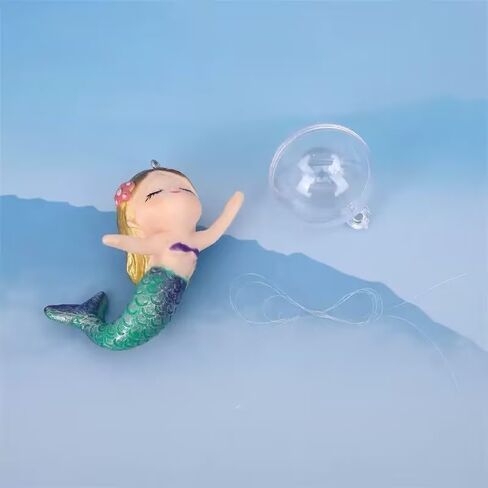 Floating Mermaid Aquarium Decoration, Fish Tank Ornament, Miniature Cartoon Figure, Aquarium Décor Thematic Ornaments in Saudi Arabia
