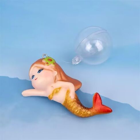 Floating Mermaid Aquarium Decoration, Fish Tank Ornament, Miniature Cartoon Figure, Aquarium Décor Thematic Ornaments in Saudi Arabia