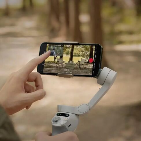 مثبت جيمبال للهواتف الذكية المحمولة DJI Osmo ثلاثي المحاور، جيمبال للهاتف لهاتف iPhone، Andriod، ShotGuides، ActiveTrack 6.0، مثبت تسجيل فيديو لـ TikTok، والسفر، ويوتيوب، مع 256 جيجابايت MSD in Kuwait