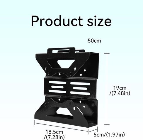 Shinar Metal Bracket Compatible with HP Desktop ProDesk EliteDesk Mini – Under-Desk and Wall Mount Bracket for HP Mini PC Monitor VESA Mount Adapter in Kuwait
