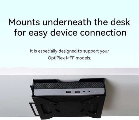 Shinar Metal Bracket Compatible with HP Desktop ProDesk EliteDesk Mini – Under-Desk and Wall Mount Bracket for HP Mini PC Monitor VESA Mount Adapter in Kuwait