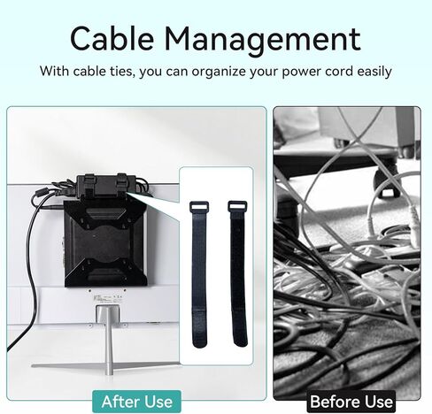 Shinar Metal Bracket Compatible with HP Desktop ProDesk EliteDesk Mini – Under-Desk and Wall Mount Bracket for HP Mini PC Monitor VESA Mount Adapter in Kuwait