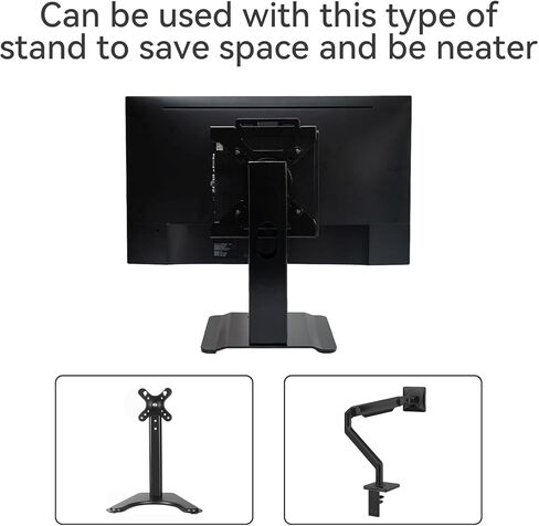 Shinar Metal Bracket Compatible with HP Desktop ProDesk EliteDesk Mini – Under-Desk and Wall Mount Bracket for HP Mini PC Monitor VESA Mount Adapter in Kuwait