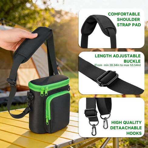 Protective Carrying Case Compatible with LeapFrog Magic Adventures Binoculars and Accessories, Durable Fabric Storage Bag with Shoulder Strap for Outdoor Travel and Exploration (Bag Only) in Saudi Arabia