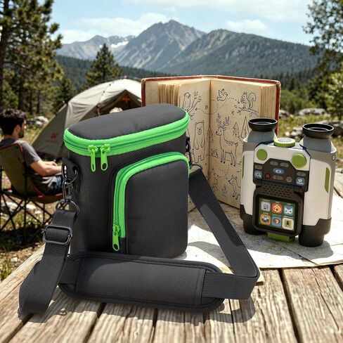 Protective Carrying Case Compatible with LeapFrog Magic Adventures Binoculars and Accessories, Durable Fabric Storage Bag with Shoulder Strap for Outdoor Travel and Exploration (Bag Only) in Saudi Arabia