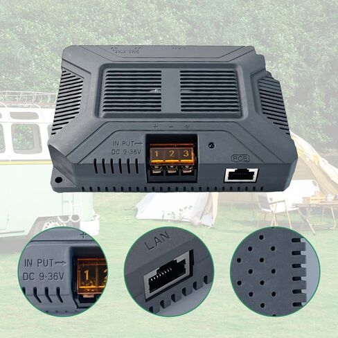 مجموعة حاقن Starlink Mini PoE، 150 وات 12 فولت إلى 48 فولت، محول طاقة عبر إيثرنت مع مقسم، بديل لطبق Starlink Mini، مقاوم للماء IP68 للاستخدام الخارجي خارج الشبكة in Kuwait