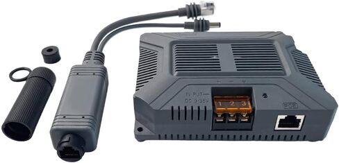 مجموعة حاقن Starlink Mini PoE، 150 وات 12 فولت إلى 48 فولت، محول طاقة عبر إيثرنت مع مقسم، بديل لطبق Starlink Mini، مقاوم للماء IP68 للاستخدام الخارجي خارج الشبكة in Kuwait
