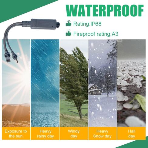 مجموعة حاقن Starlink Mini PoE، 150 وات 12 فولت إلى 48 فولت، محول طاقة عبر إيثرنت مع مقسم، بديل لطبق Starlink Mini، مقاوم للماء IP68 للاستخدام الخارجي خارج الشبكة in Kuwait