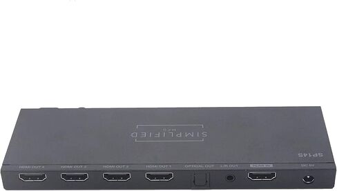 SP14S HDMI 1 إلى 4 مقسم مع انقطاع الصوت والقياس in Saudi Arabia