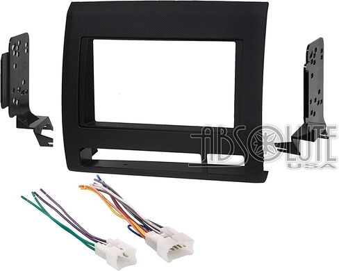 Absolute USA ABS95-8214TB Fits Toyota Tacoma 2005-2011 Double DIN Car Stereo Harness Radio Dash Kit Black in Saudi Arabia