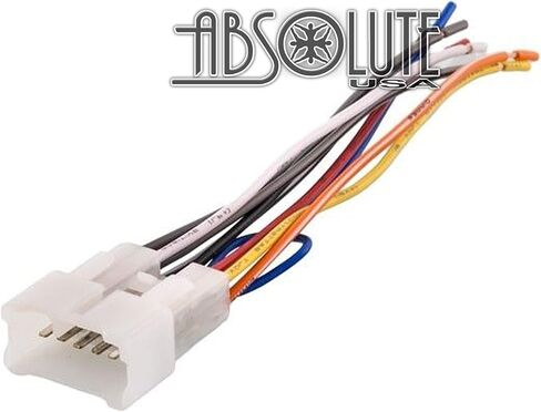 Absolute USA ABS95-8214TB Fits Toyota Tacoma 2005-2011 Double DIN Car Stereo Harness Radio Dash Kit Black in Saudi Arabia